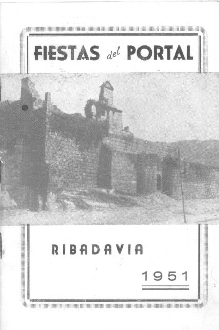 Festas do Portal en Ribadavia. 1951.