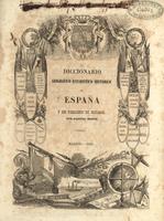 Portada do diccionario de Madoz.